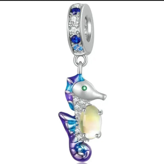 Mermaids sea horse Charm Outlet